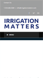 Mobile Screenshot of irrigationmatters.com